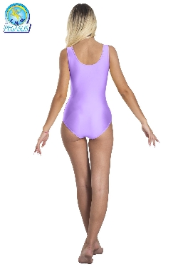 BODY SMANICATO LYCRA LILLA DONNA